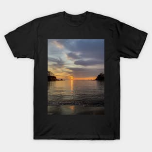 Sunset Reflection at Sunset Bay T-Shirt